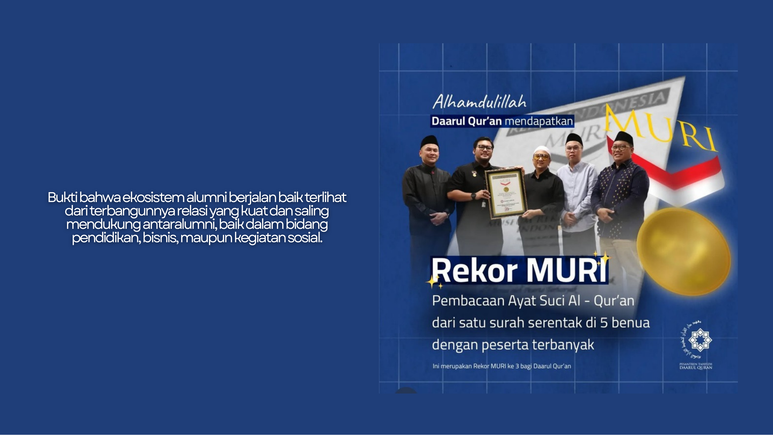 Rekor MURI 5 Benua