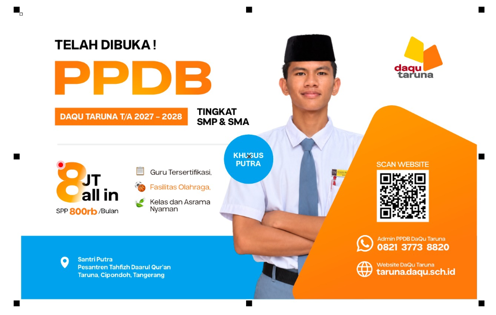 PPDB DaQu Taruna 2027-2028 Khusus Putra