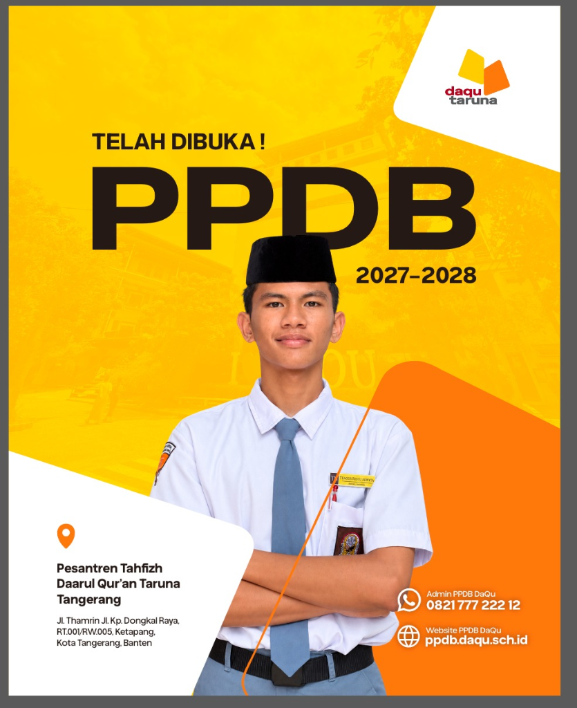 PPDB Pesantren Tahfizh Daarul Qur'an Taruna Tangerang
